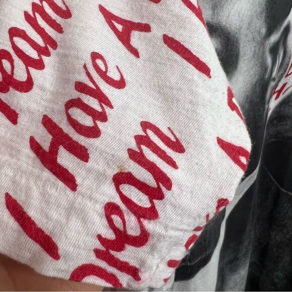 Vintage 1990 Martin Luther King "I Have A Dream" Tee Cotton Single Stitch XL - Picture 12 of 15